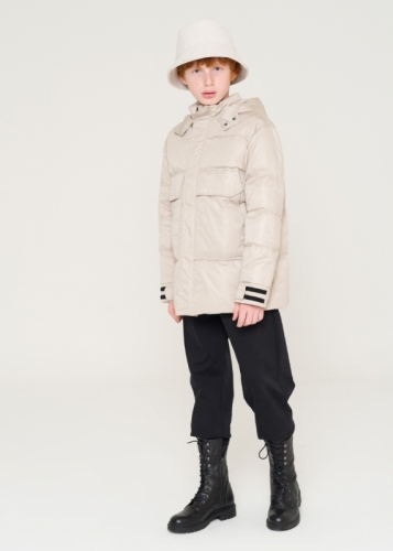 Hooded Boy Goose Down Coat