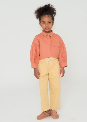 Tie Waist Baby Girl Trousers