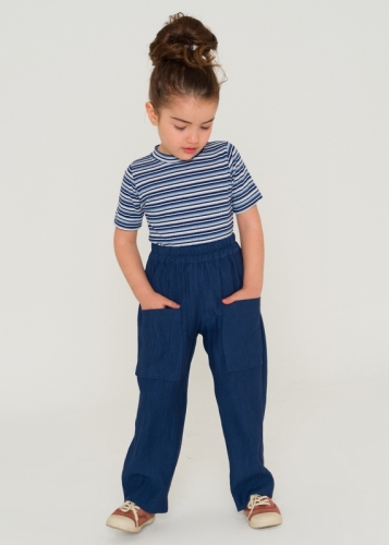 Baby Girl Trousers with Bag Pockets