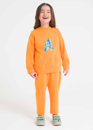 Tie Waist Baby Girl Tracksuit