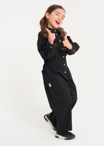 Buttoned Baby Girl Rompers