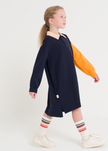 Colorful Casual Girls Dress