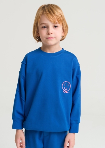 Gülenyüzlü Erkek Bebek Sweatshirt