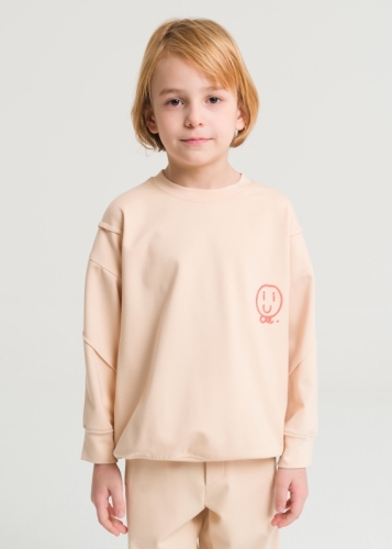 Gülenyüzlü Erkek Bebek Sweatshirt