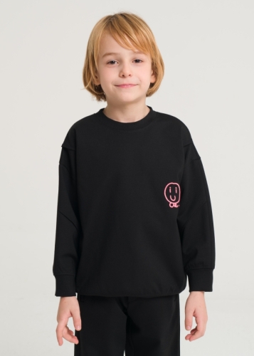 Gülenyüzlü Erkek Bebek Sweatshirt