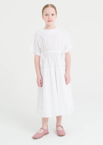 Adjustable Waist Girl Dress