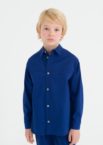 Boy Shirt with Sport Stitched 