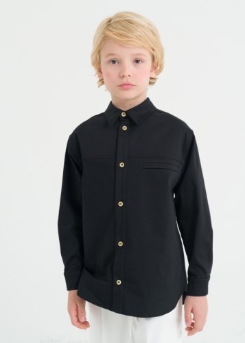 Boy Shirt with Sport Stitched 