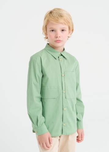 Double Pocket Boy Shirt