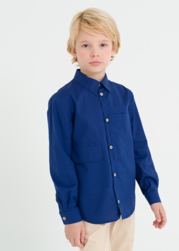 Double Pocket Boy Shirt