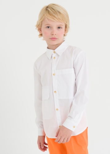 Double Pocket Boy Shirt