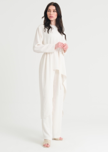 مجموعة قميص وبنطلون غير متماثل