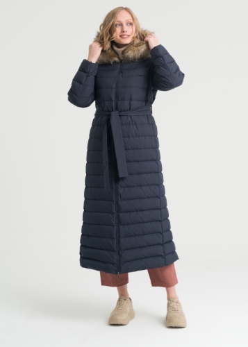 Uzun Kaz Tüylü Şişme Mont