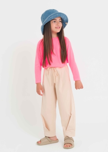 Baby Girl Pants with Cuff Detail