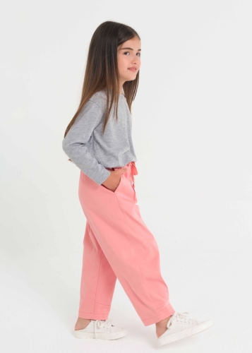 Baby Girl Pants with Cuff Detail