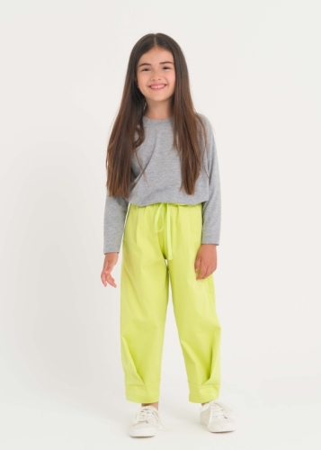 Baby Girl Pants with Cuff Detail