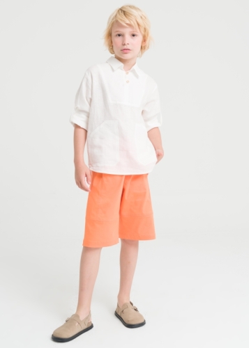 Boys Shorts with Contrast Stitches