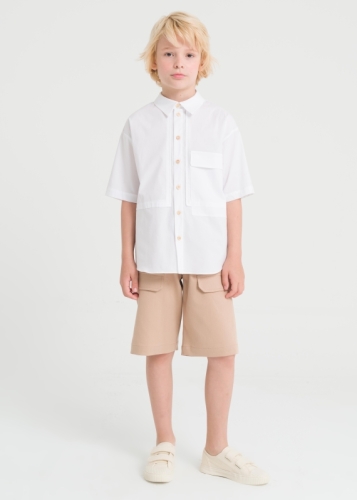 Boy Short with Pocket Detailed 