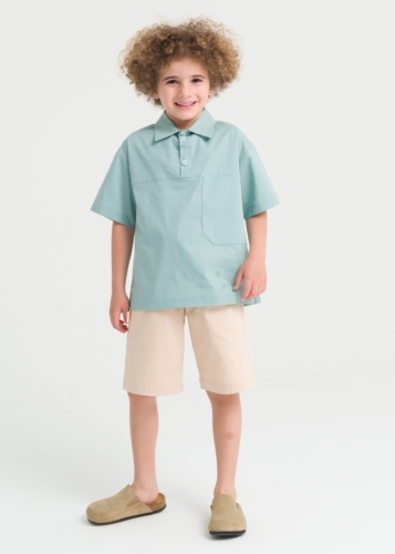 Baby Boy Shorts with Pocket Flap