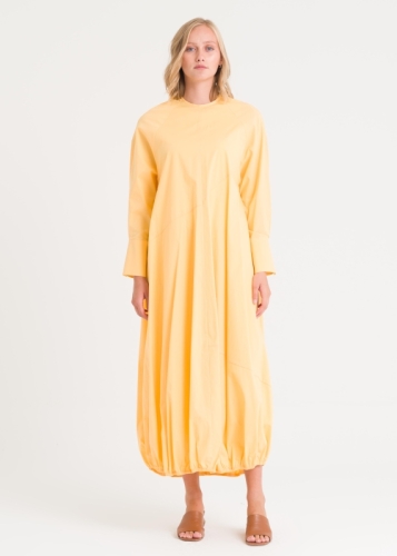 Altı Balon Pamuk Elbise