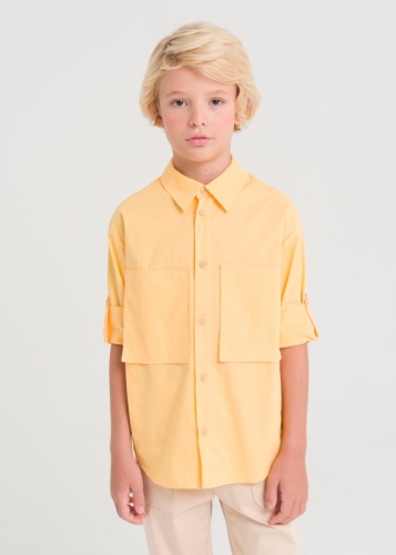 Pocket Detailed Boy Shirt