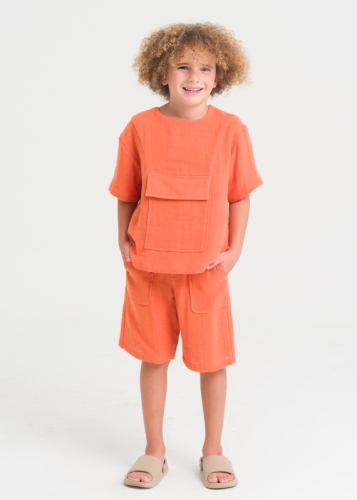 Baby Boy Suit with Kangaroo Pocket