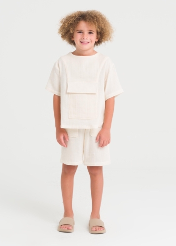 Baby Boy Suit with Kangaroo Pocket