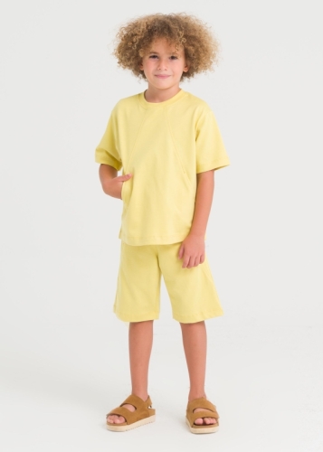 Contrast Stitched Unisex Baby Set