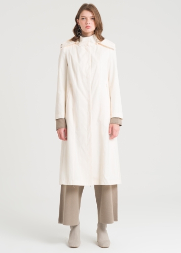 Armağan Kapşonlu Trençkot