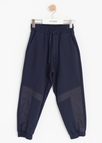 Unisex Kids Sweatpants with Leg Detail