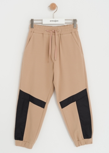 Unisex Kids Sweatpants with Leg Detail