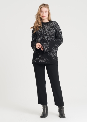 كنزة تريكو لامعة