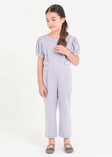 Watermelon Sleeve Girl's Evening Dress Jumpsuit