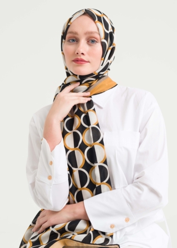 12713 Wool Silk Shawl V8