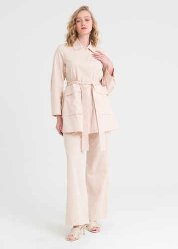 طقم بنطال رياضي بجيوب 