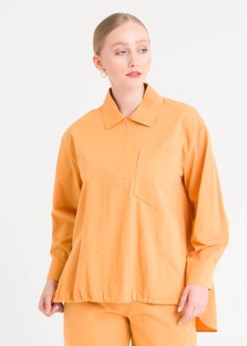  Short Tunic with Zipper Closure