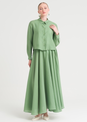 Kloş Etekli İkili Takım