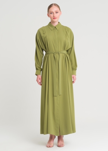 معطف علوي مفصل بحزام