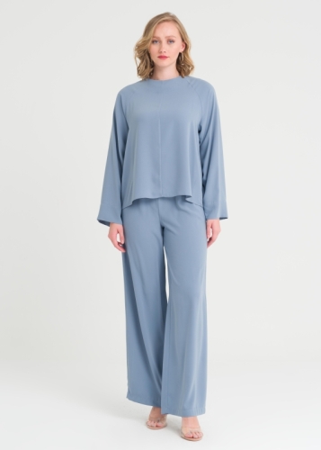 بنطال بخصر مطاطي