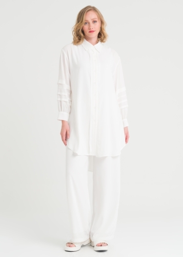 تونك بأكمام وأزرار