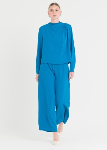 بنطلون مريح مغلق بسحاب