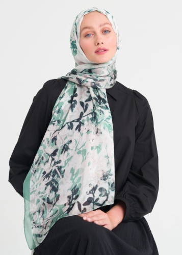 2377 Şifon İpek Şal V4