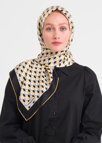 2568 وشاح من نسيج قطني طويل V4