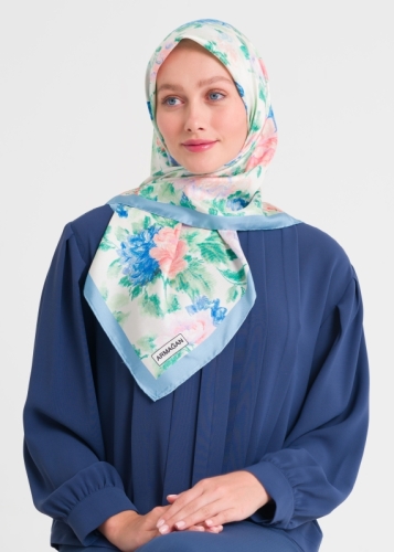 3883 وشاح من نسيج قطني طويل V7