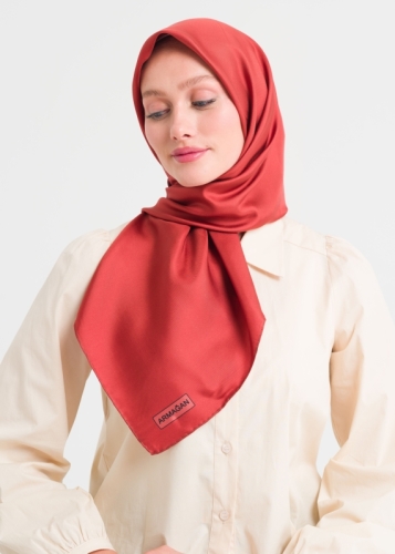 5040 Düz Twill İpek Eşarp V33