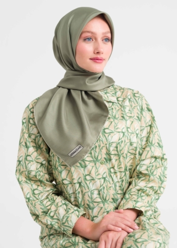 5040 Düz Twill İpek Eşarp V41