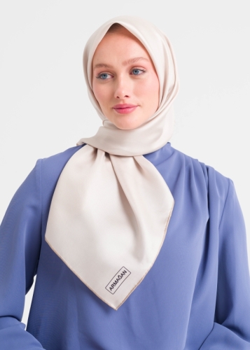 5040 Düz Twill İpek Eşarp V43