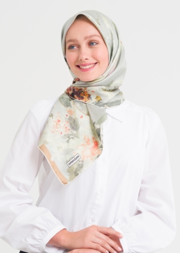 7025 وشاح حريري منسوج V2