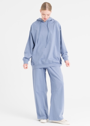 Reglan Kol Kapşonlu Sweatshirt