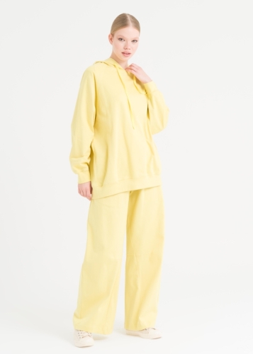 Reglan Kol Kapşonlu Sweatshirt